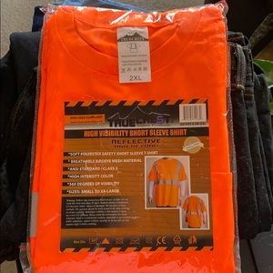 High visibility short sleeve shirt